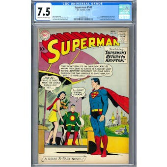 Superman #141 CGC 7.5 (C-OW) *2049932015*