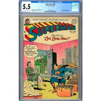 Superman #82 CGC 5.5 (OW-W) *2049932019*