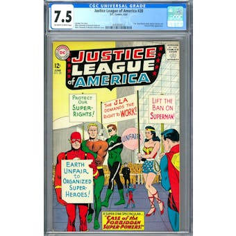 Justice League of America #28 CGC 7.5 (OW-W) *2049933013*