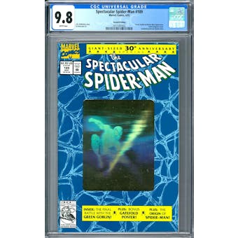 Spectacular Spider-Man #189 CGC 9.8 (W) Second Printing *2051097002*