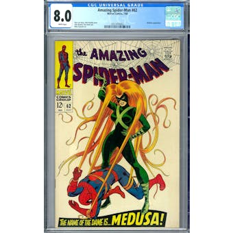 Amazing Spider-Man #62 CGC 8.0 (W) *2051476003*