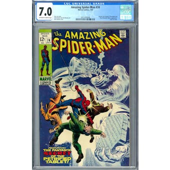 Amazing Spider-Man #74 CGC 7.0 (OW-W) *2051476008*
