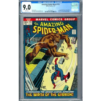 Amazing Spider-Man #110 CGC 9.0 (W) *2051476015*