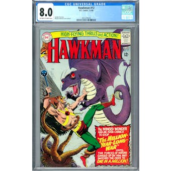 Hawkman #12 CGC 8.0 (OW-W) *2051476020*