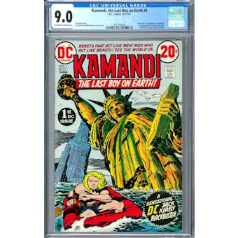 Kamandi, the Last Boy on Earth #1 CGC 9.0 (OW-W) *2051476025*