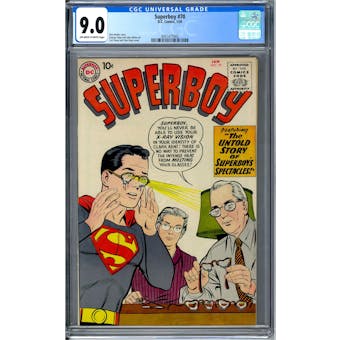Superboy #70 CGC 9.0 (OW-W) *2051477002*