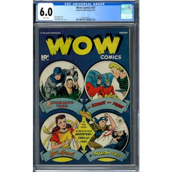 Wow Comics #57 CGC 6.0 (W) *2051477010*