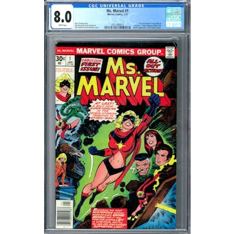 Ms. Marvel #1 CGC 8.0 (W) *2051480015*