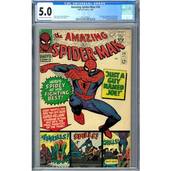 Amazing Spider-Man #38 CGC 5.0 (OW-W) *2052330020*