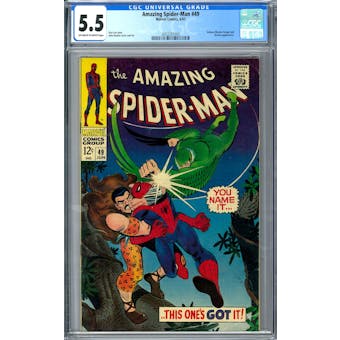 Amazing Spider-Man #49 CGC 5.5 (OW-W) *2052331003*