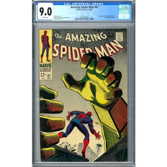 Amazing Spider-Man #67 CGC 9.0 (W) *2052331013*