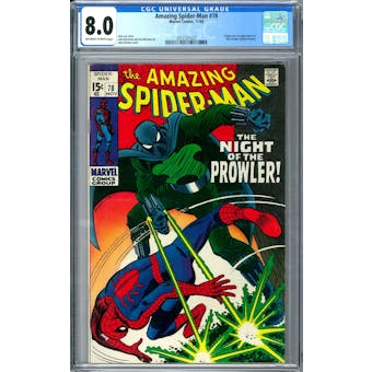 Amazing Spider-Man #78 CGC 8.0 (OW-W) *2052331023*