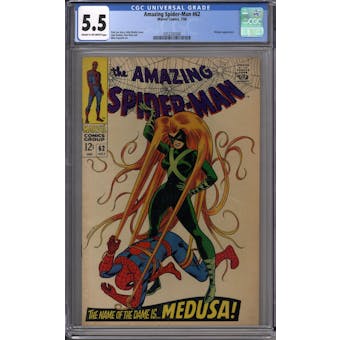 Amazing Spider-Man #62 CGC 5.5 (C-OW) *2052332006*