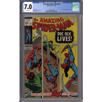 Amazing Spider-Man #89 CGC 7.5 (W) *2052332008*