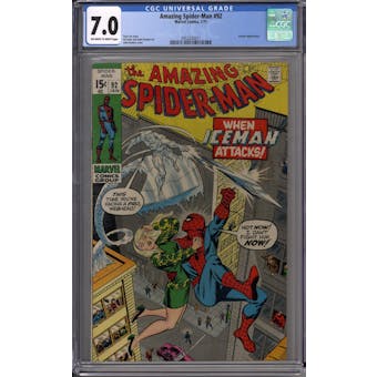 Amazing Spider-Man #92 CGC 7.0 (OW-W) *2052332011*
