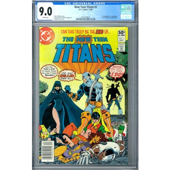 New Teen Titans #2 CGC 9.0 (W) *2052334001*