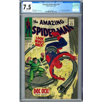 Amazing Spider-Man #53 CGC 7.5 (OW) *2052694004*