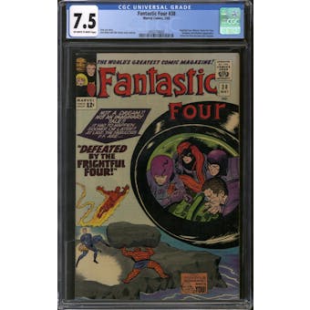 Fantastic Four #38 CGC 7.5 (OW-W) *2052718002*