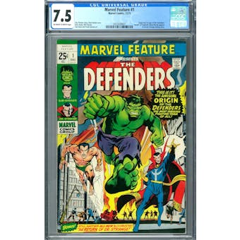 Marvel Feature #1 CGC 7.5 (OW-W) *2053439001*