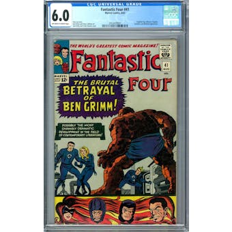 Fantastic Four #41 CGC 6.0 (OW-W) *2053439007*