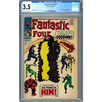 Fantastic Four #67 CGC 3.5 (C-OW) *2053439010*