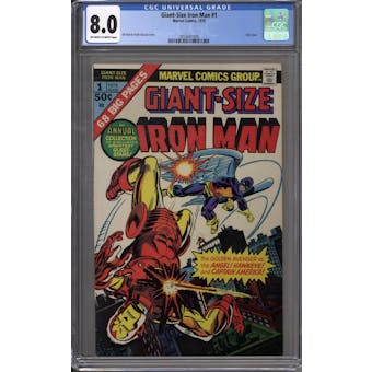 Giant-Size Iron Man #1 CGC 8.0 (OW-W) *2053441009*