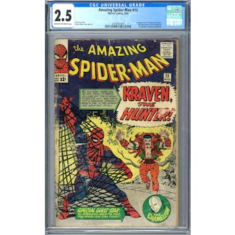 Amazing Spider-Man #15 CGC 2.5 (C-OW) *2054042004*
