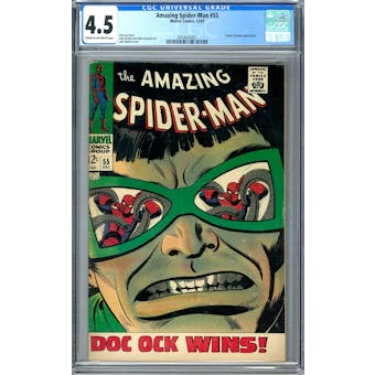 Amazing Spider-Man #55 CGC 4.5 (C-OW) *2054043001*