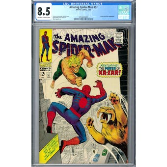 Amazing Spider-Man #57 CGC 8.5 (OW-W) *2054043003*