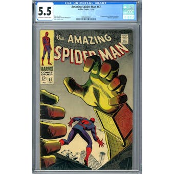 Amazing Spider-Man #67 CGC 5.5 (OW-W) *2054043007*
