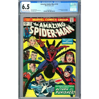Amazing Spider-Man #135 CGC 6.5 (OW-W) *2054043014*