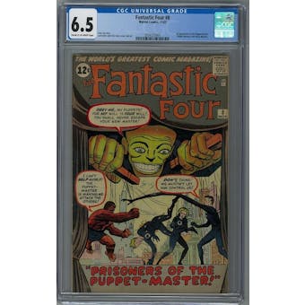 Fantastic Four #8 CGC 6.5 (C-OW) *2054325003*