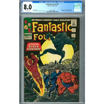 Fantastic Four #52 CGC 8.0 (OW) *2054327005*