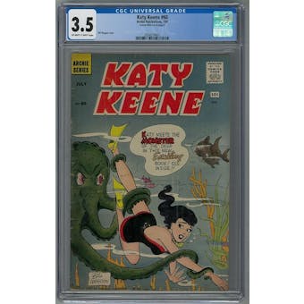 Katy Keene #60 CGC 3.5 (OW-W) *2054374001*