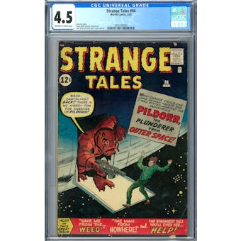 Strange Tales #94 CGC 4.5 (OW-W) *2055256005*