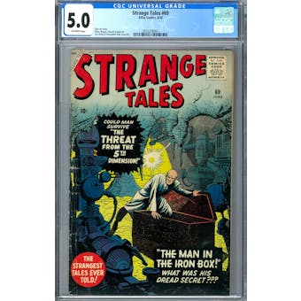 Strange Tales #69 CGC 5.0 (OW) *2055256007*