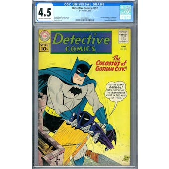 Detective Comics #292 CGC 4.5 (OW-W) *2055256013*