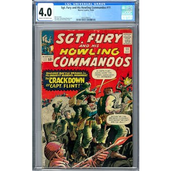 Sgt. Fury and His Howling Commandos #11 CGC 4.0 (C-OW) *2055256015*