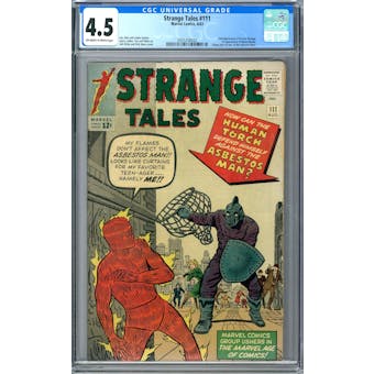 Strange Tales #111 CGC 4.5 (OW-W) *2055256022*