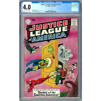 Justice League of America #2 CGC 4.0 (C-OW) *2055305001*