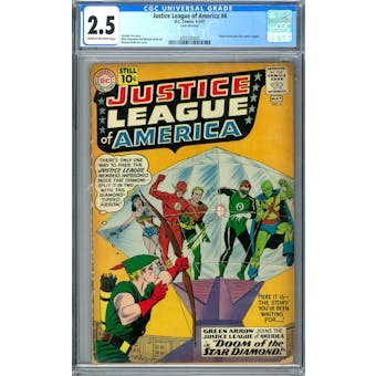 Justice League of America #4 CGC 2.5 (C-OW) *2055305003*