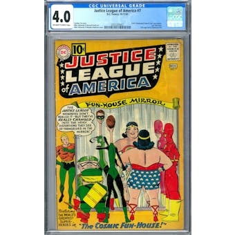 Justice League of America #7 CGC 4.0 (OW-W) *2055305007*