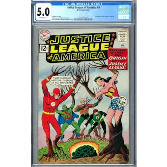 Justice League of America #9 CGC 5.0 (OW) *2055305010*