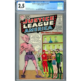 Justice League of America #11 CGC 2.5 (OW) *2055305013*