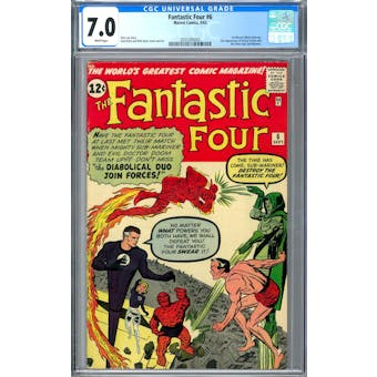 Fantastic Four #6 CGC 7.0 (W) *2055306002*