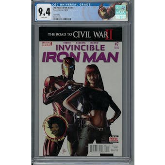 Invincible Iron Man #7 CGC 9.4 (W) *2055813001*