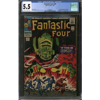 Fantastic Four #49 CGC 5.5 (OW-W) *2056088010*