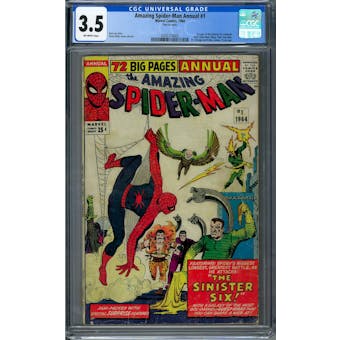 Amazing Spider-Man Annual #1 CGC 3.5 (OW) *2056714005*