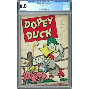 Dopey Duck Comics #2 CGC 6.0 (OW-W) *2060291003*