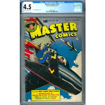 Master Comics #132 CGC 4.5 (OW-W) *2060291014*